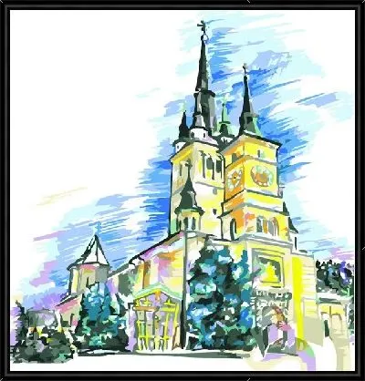 Картина Церковь (Church) №10