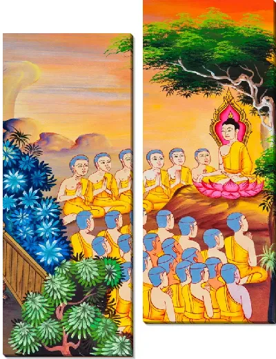 Модульная картина Будда (Buddha) №14