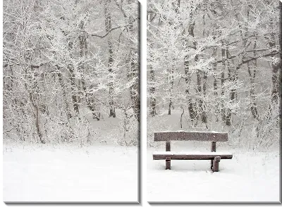 Модульная картина Зимний пейзаж (Winter landscape) №22