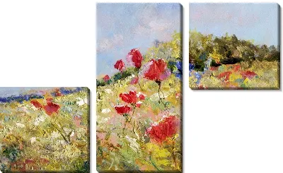 Поле с маками (Field with poppies)
