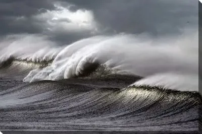 Постер Волны в океане (Waves in the Ocean)