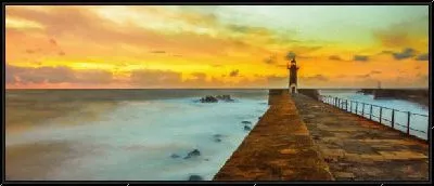 Картина Порт с маяком (Port with lighthouse)