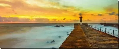 Постер Порт с маяком (Port with lighthouse)