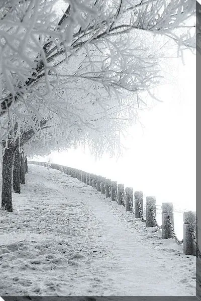 Постер Набережная зимой (Embankment in winter)