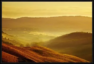 Картина Туман над холмами (Fog over the hills)