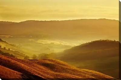 Постер Туман над холмами (Fog over the hills)