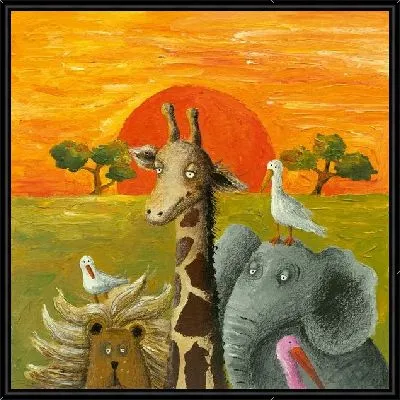 Картина Животные Африки (Animals of Africa)