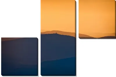 Модульная картина Горы вечером (The mountains in the evening)