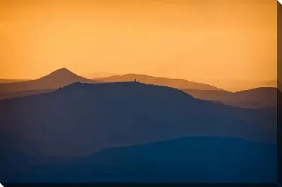 Постер Горы вечером (The mountains in the evening)