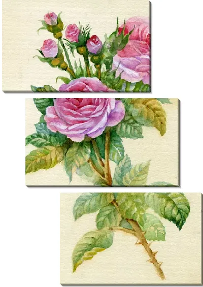 Модульная картина Розы (Roses) №62