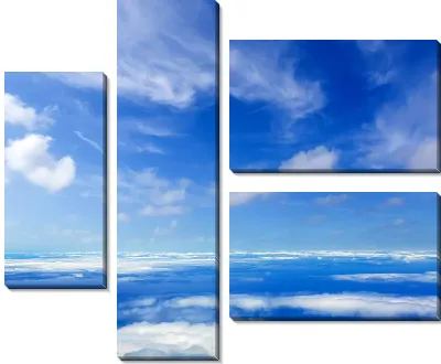 Модульная картина Облака (Clouds) №4