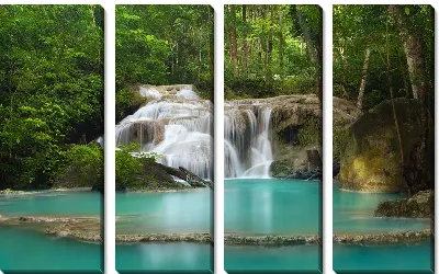 Модульная картина Водопад (Waterfall) №9