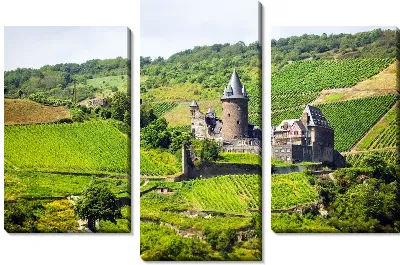 Модульная картина Замок на холмах (Castle Hill)