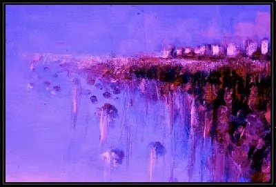 Пейзаж в синих тонах (Landscape in blue tones)