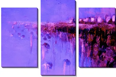 Пейзаж в синих тонах (Landscape in blue tones)