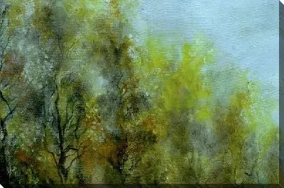 Картина маслом Весенний лес (Spring forest)