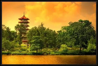 Картина Фарфоровая пагода  (Porcelain Pagoda)