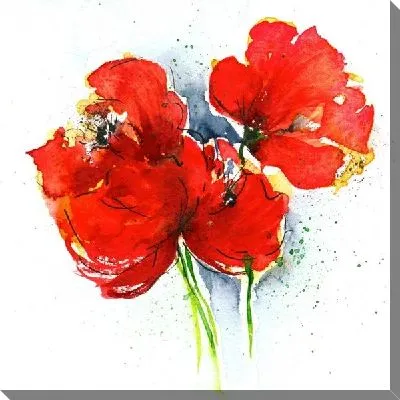 Картина маслом Маки (Poppies) №32