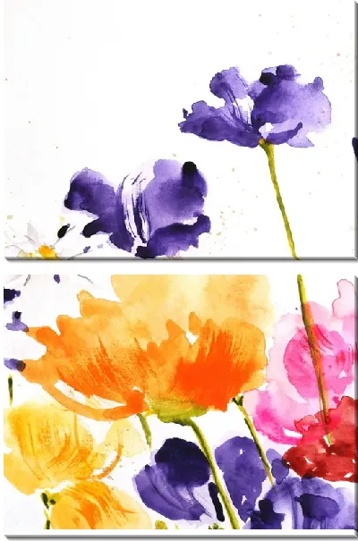 Модульная картина Цветы (Flowers) №107