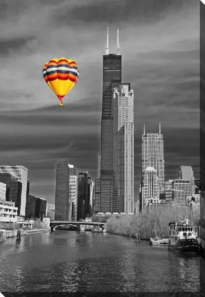 Постер Воздушный шар над Нью-Йорком (Balloon over New York)