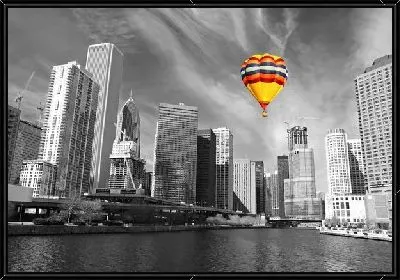 Картина Воздушный шар над Нью-Йорком (Balloon over New York) №2