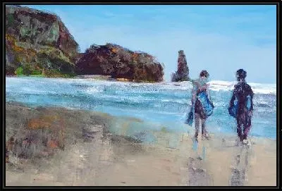Картина На пляже (On the beach) №2