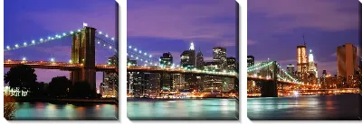 Модульная картина Мост в Нью-Йорке (Bridge in New York)