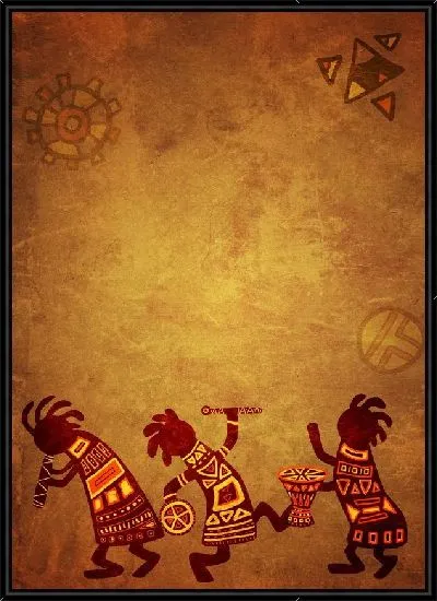Картина Африканские мотивы (African motifs) №2