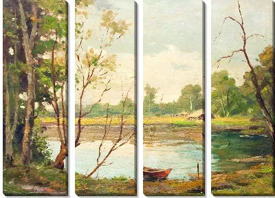 Модульная картина Пруд (Pond) №34