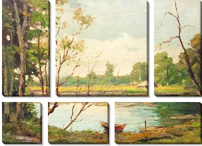 Модульная картина Пруд (Pond) №34