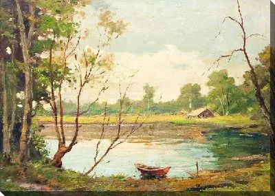 Картина маслом Пруд (Pond) №34