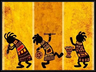 Картина Африканские мотивы (African motifs) №3