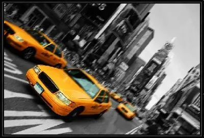 Картина Такси в Нью-Йорке (Taxi in New York) №3