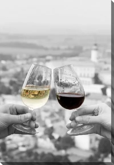 Постер Бокалы с вином (Glasses of wine)