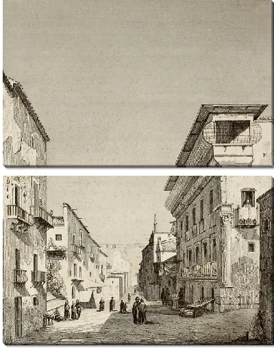 Модульная картина Старинный город (The ancient city) №2