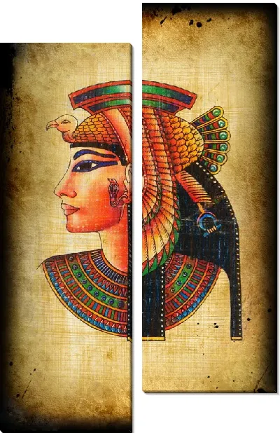Модульная картина Девушка в древнем Египте (Woman in ancient Egypt)