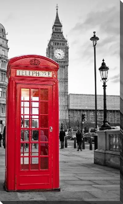 Постер Телефонные будки в Лондоне (Telephone booth in London) №3