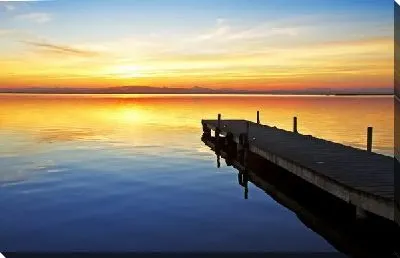 Постер Причал для лодок (Pier for boats)