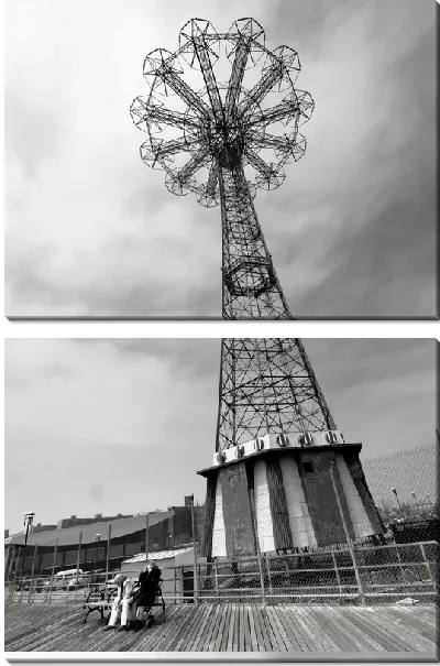Модульная картина Парк развлечений (Amusement Park) №2