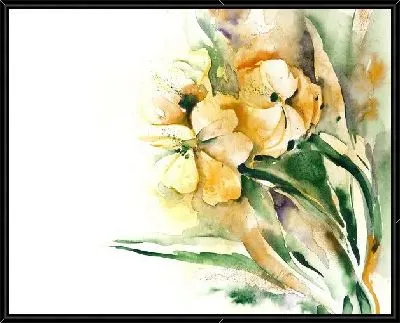 Картина Белые цветы (White flowers) №9