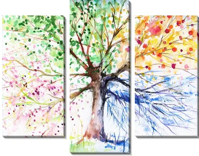 Модульная картина Дерево (Tree) №25