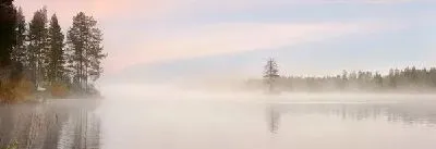 Плакат Туман над озером (Fog over the lake) №2