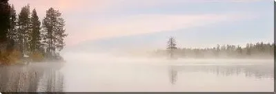 Постер Туман над озером (Fog over the lake) №2