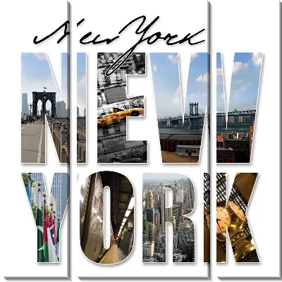 Модульная картина Нью-Йорк (New York) №45