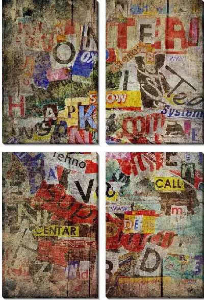 Модульная картина Композиция (Composition) №263