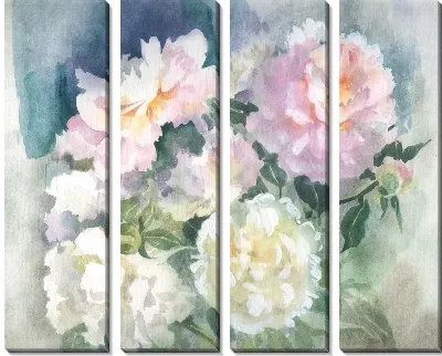 Модульная картина Пионы (Peonies) №13