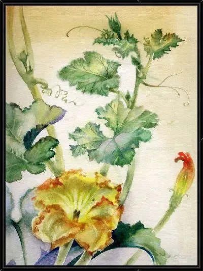 Картина Желтый цветок (Yellow flower)