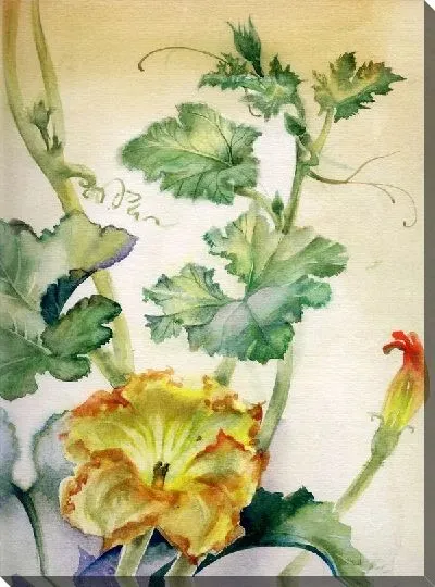 Картина маслом Желтый цветок (Yellow flower)