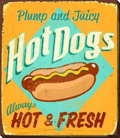 Реклама хот догов (Advertising hot dogs)