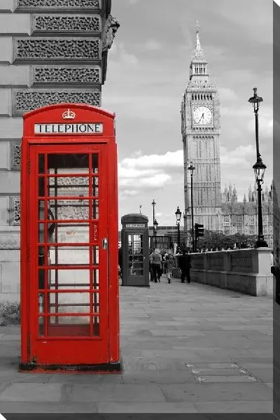 Постер Телефонные будки в Лондоне (Telephone booth in London) №4